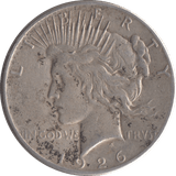 1926 SILVER PEACE DOLLAR USA SAN FRANSISCO MINT - SILVER WORLD COINS - Cambridgeshire Coins