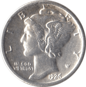 1926 SILVER USA ONE DIME - SILVER WORLD COINS - Cambridgeshire Coins