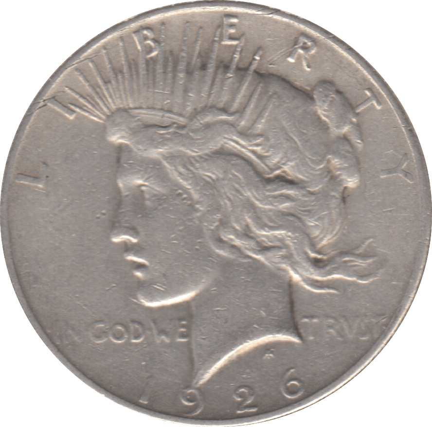 1926 SILVER USA PEACE DOLLAR - WORLD SILVER COINS - Cambridgeshire Coins
