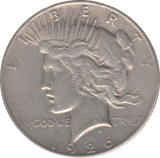 1926 SILVER USA PEACE DOLLAR - WORLD SILVER COINS - Cambridgeshire Coins