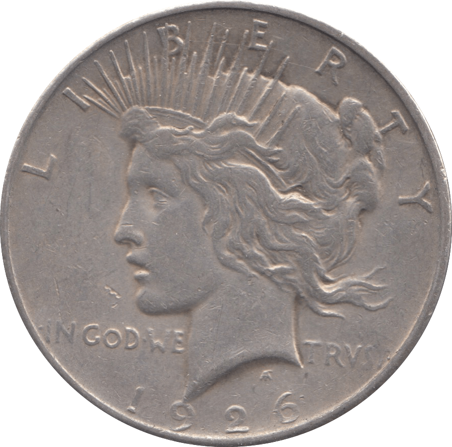 1926 SILVER USA PEACE DOLLAR - WORLD SILVER COINS - Cambridgeshire Coins
