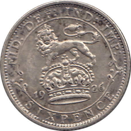 1926 SIXPENCE ( EF ) 2 - Sixpence - Cambridgeshire Coins