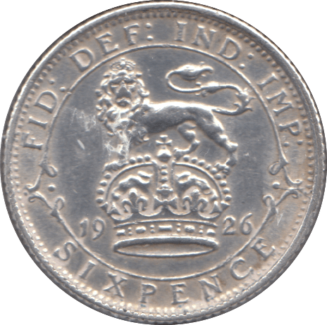 1926 SIXPENCE ( EF ) 2 - Sixpence - Cambridgeshire Coins