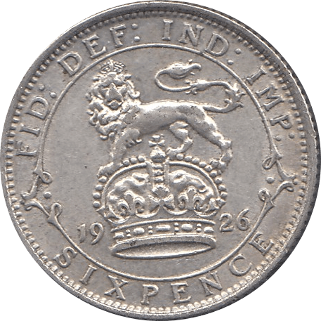 1926 SIXPENCE ( EF ) A - Sixpence - Cambridgeshire Coins