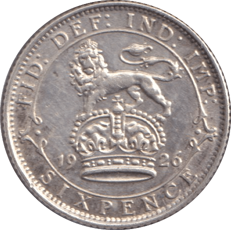 1926 SIXPENCE ( EF ) - Sixpence - Cambridgeshire Coins