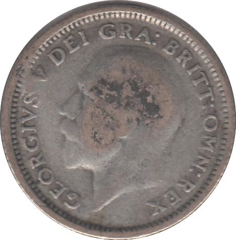 1926 SIXPENCE ( FAIR ) 6 - Sixpence - Cambridgeshire Coins