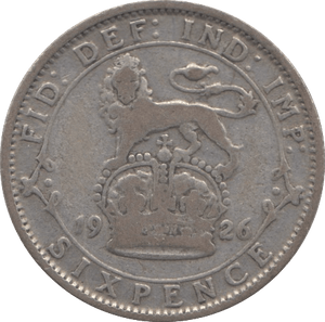 1926 SIXPENCE ( FINE ) - Sixpence - Cambridgeshire Coins