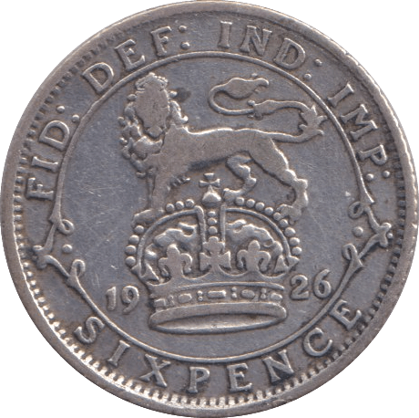 1926 SIXPENCE ( FINE ) - Sixpence - Cambridgeshire Coins