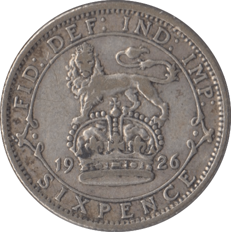1926 SIXPENCE ( GF ) - Sixpence - Cambridgeshire Coins