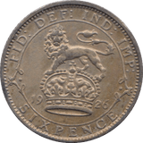 1926 SIXPENCE ( GVF ) 11 - Sixpence - Cambridgeshire Coins