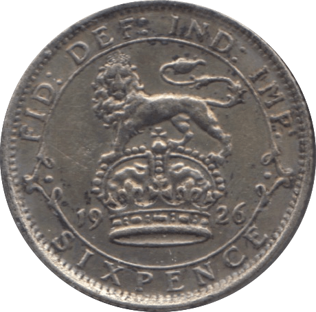 1926 SIXPENCE ( GVF ) - Sixpence - Cambridgeshire Coins