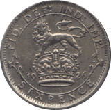 1926 SIXPENCE ( GVF ) - Sixpence - Cambridgeshire Coins