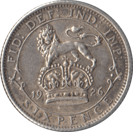 1926 SIXPENCE ( GVF ) - Sixpence - Cambridgeshire Coins