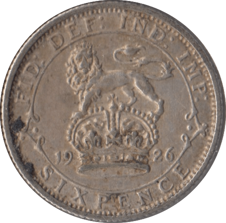 1926 SIXPENCE ( GVF ) - Sixpence - Cambridgeshire Coins