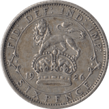 1926 SIXPENCE ( VF ) - Sixpence - Cambridgeshire Coins