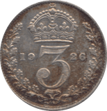 1926 THREEPENCE ( VF ) - threepence - Cambridgeshire Coins