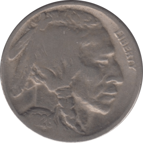 1926 USA FIVE CENTS - WORLD COINS - Cambridgeshire Coins