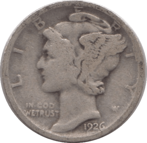 1926 USA SILVER DIME DENVER MINT - SILVER WORLD COINS - Cambridgeshire Coins