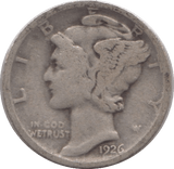 1926 USA SILVER DIME DENVER MINT - SILVER WORLD COINS - Cambridgeshire Coins