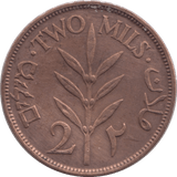 1927 2 MILS PALESTINE - WORLD COINS - Cambridgeshire Coins