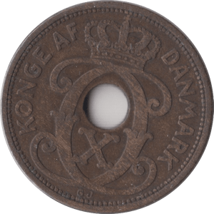1927 5 ORE DENMARK - WORLD COINS - Cambridgeshire Coins