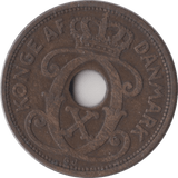 1927 5 ORE DENMARK - WORLD COINS - Cambridgeshire Coins