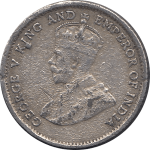 1927 .600 SILVER 10 CENTS GEORGE V STRAIT SETTLEMENTS REF H54 - SILVER WORLD COINS - Cambridgeshire Coins