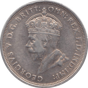 1927 AUSTRALIA SILVER ONE FLORIN - WORLD SILVER COINS - Cambridgeshire Coins