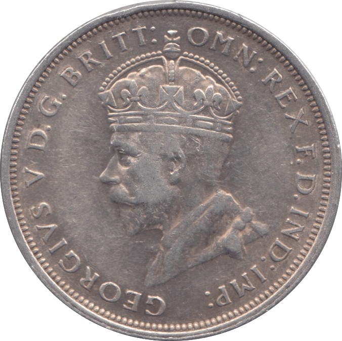1927 AUSTRALIA SILVER ONE FLORIN - WORLD SILVER COINS - Cambridgeshire Coins
