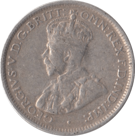 1927 AUSTRALIAN SILVER SIXPENCE - SILVER WORLD COINS - Cambridgeshire Coins