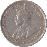 1927 AUSTRALIAN SILVER SIXPENCE - SILVER WORLD COINS - Cambridgeshire Coins