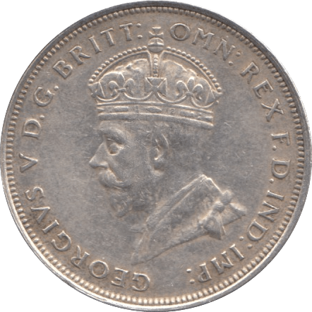 1927 B SILVER ONE FLORIN AUSTRALIA - SILVER WORLD COINS - Cambridgeshire Coins