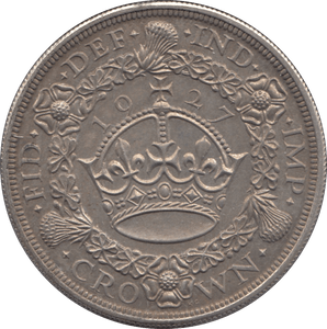 1927 CROWN ( AUNC ) - crown - Cambridgeshire Coins