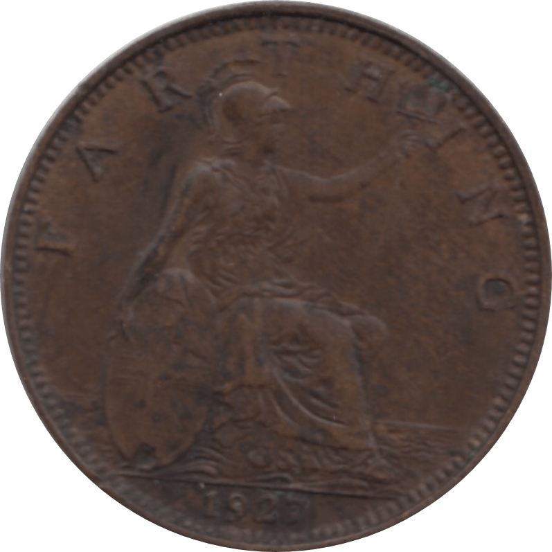 1927 FARTHING 2 ( EF ) 30 - Farthing - Cambridgeshire Coins