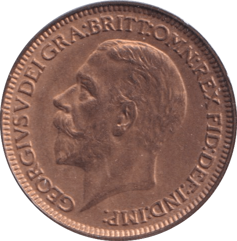 1927 FARTHING ( BU ) - Farthing - Cambridgeshire Coins
