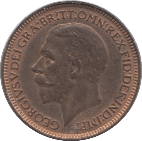 1927 FARTHING ( UNC ) 2 - Farthing - Cambridgeshire Coins