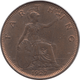 1927 FARTHING ( UNC ) 2 - Farthing - Cambridgeshire Coins