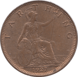 1927 FARTHING ( UNC ) 3 - Farthing - Cambridgeshire Coins