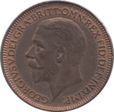 1927 FARTHING ( UNC ) 4 - Farthing - Cambridgeshire Coins