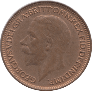 1927 FARTHING ( UNC ) 5 - Farthing - Cambridgeshire Coins