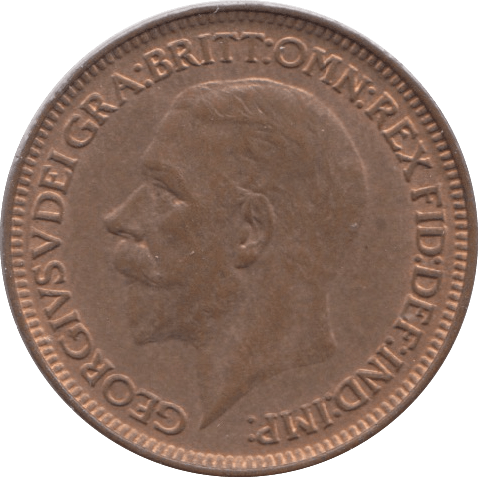 1927 FARTHING ( UNC ) 5 - Farthing - Cambridgeshire Coins