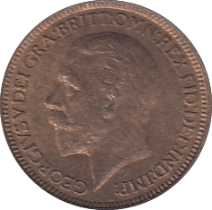 1927 FARTHING ( UNC ) - Farthing - Cambridgeshire Coins