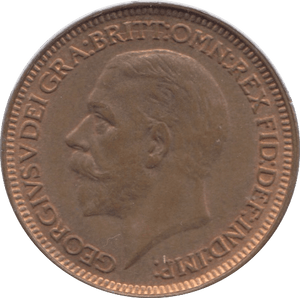1927 FARTHING ( UNC ) - Farthing - Cambridgeshire Coins