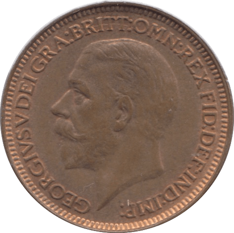 1927 FARTHING ( UNC ) - Farthing - Cambridgeshire Coins