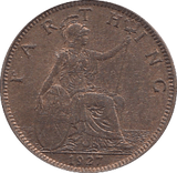 1927 FARTHING ( UNC ) - Farthing - Cambridgeshire Coins
