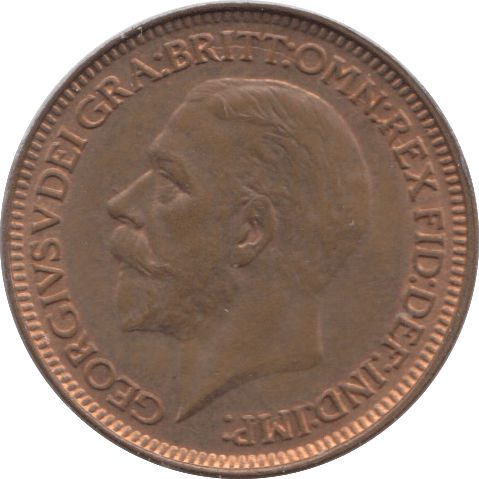 1927 FARTHING ( UNC ) - Farthing - Cambridgeshire Coins