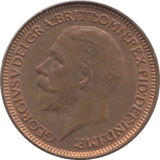 1927 FARTHING ( UNC ) - Farthing - Cambridgeshire Coins