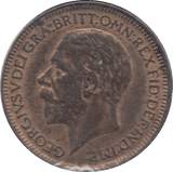 1927 FARTHING ( UNC ) - Farthing - Cambridgeshire Coins