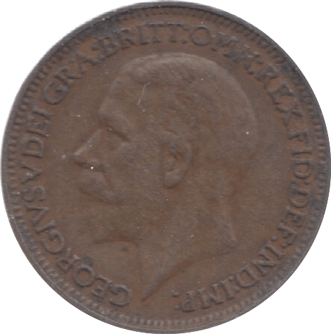 1927 FARTHING ( VF ) 23 - Farthing - Cambridgeshire Coins