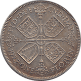 1927 FLORIN ( EF ) 4 - Florin - Cambridgeshire Coins